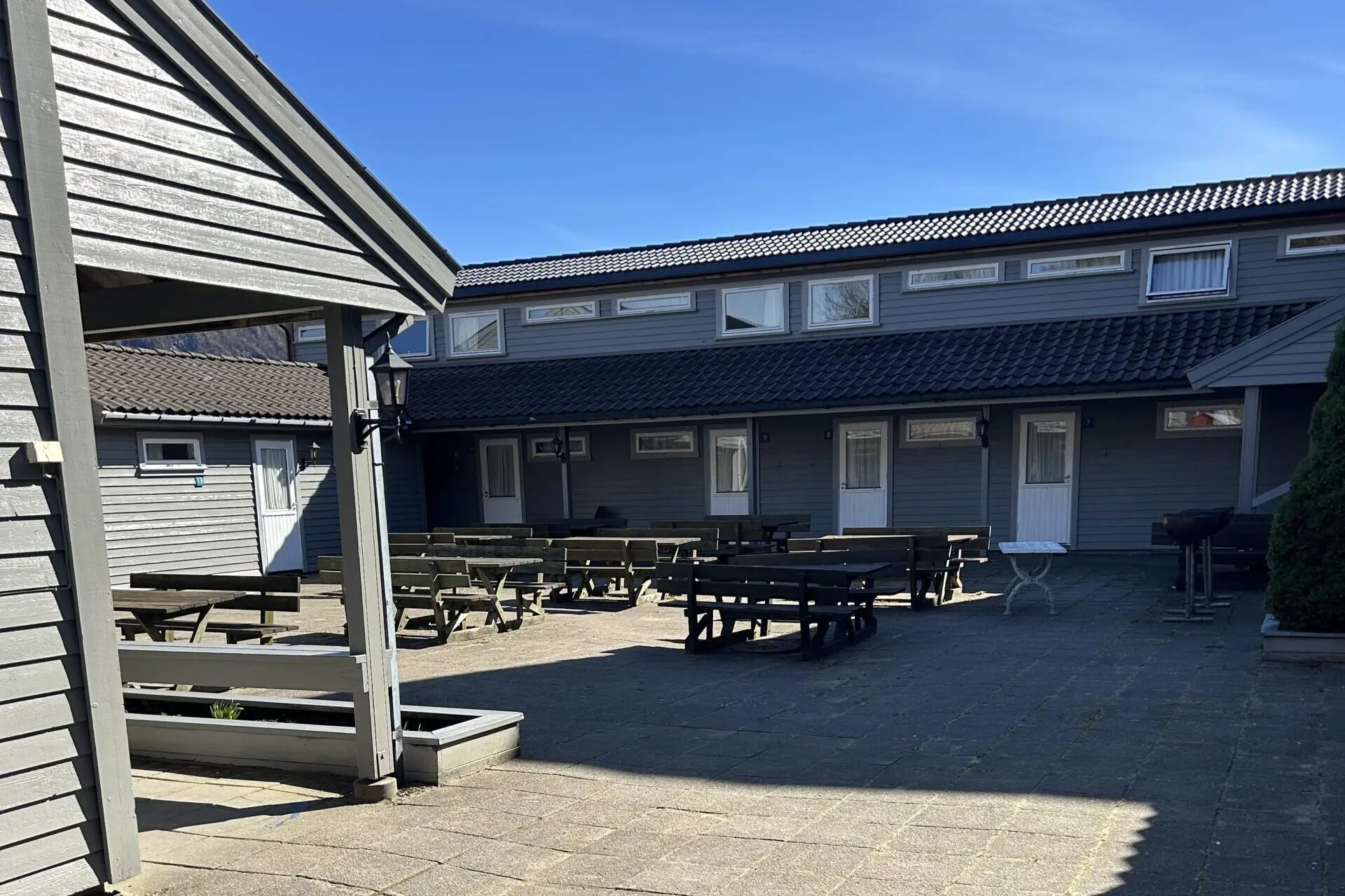 Bildet viser leiligheter på Camp Åpta