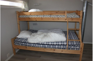 bildet viser en køyeseng